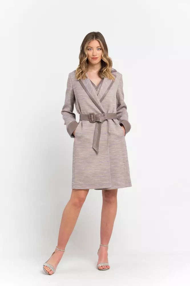 Trussardi Beige Cotton Women Women's Coat