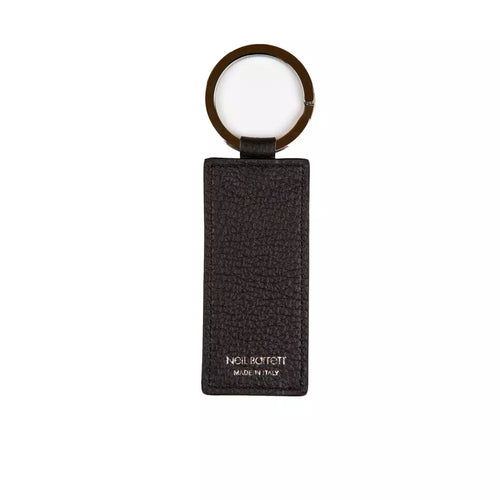 Neil Barrett Black Leather Men Men's Keychain