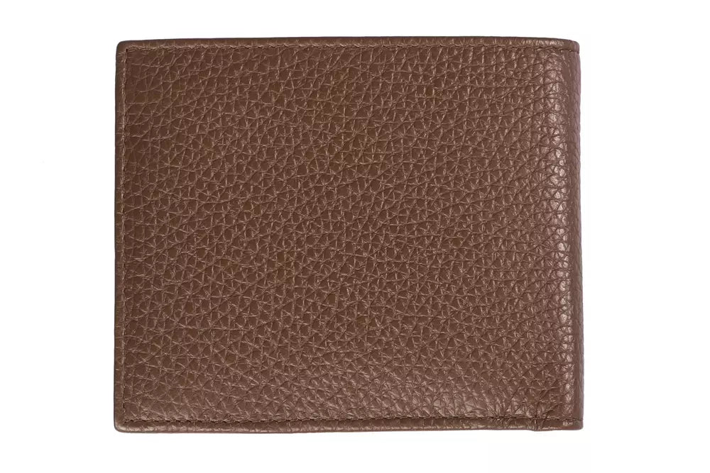 Trussardi Brown Leather Men Men's Wallet