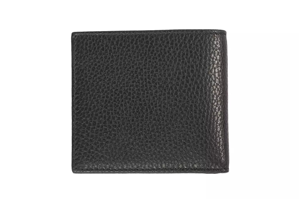 Trussardi Black Leather Men Men's Wallet