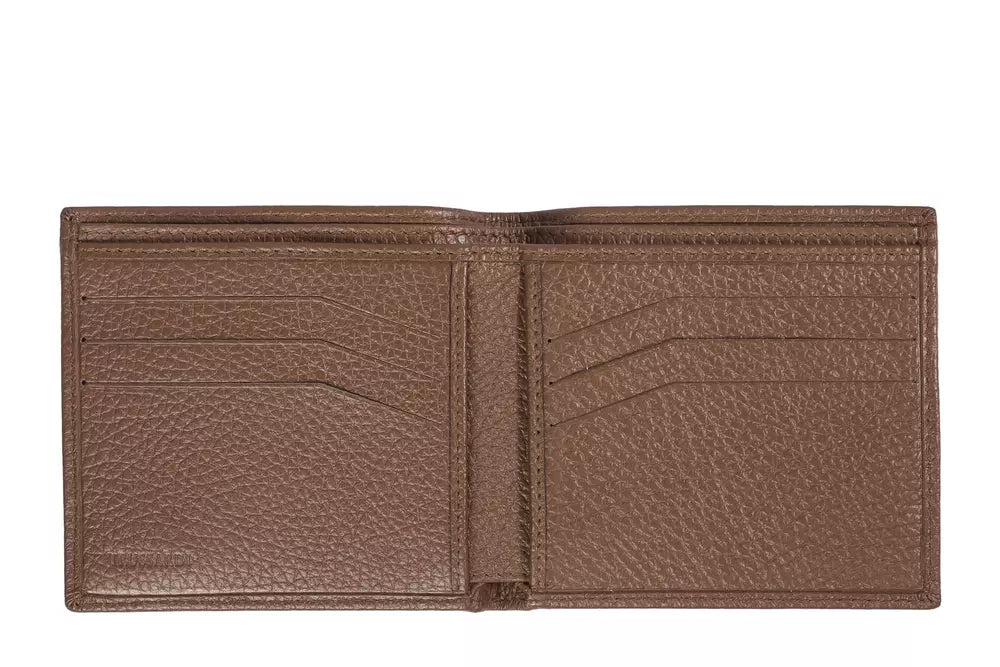 Trussardi Brown Leather Men Men's Wallet