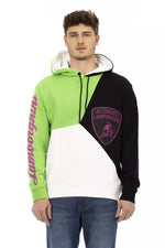 Automobili Lamborghini White Cotton Men Hooded Men's Sweater