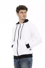 Baldinini Trend White Cotton Men Men's Sweater