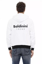 Baldinini Trend White Cotton Men Men's Sweater