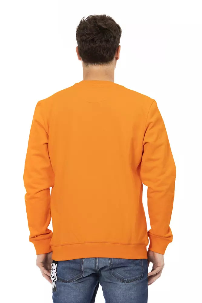 Orange cotton sweater hotsell