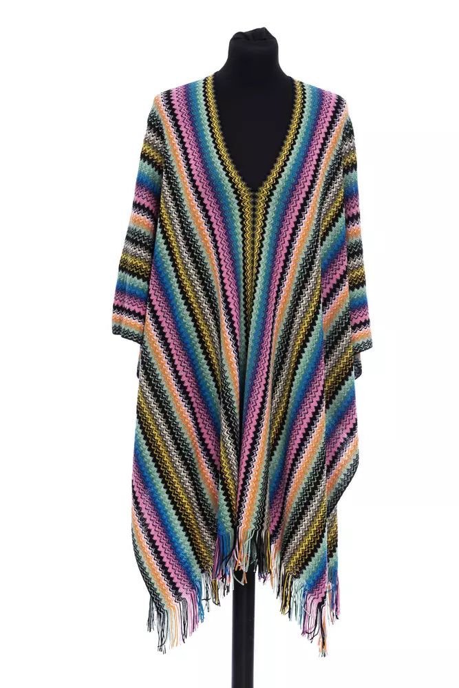 Missoni Geometric Fantasy Fringed Women's Poncho