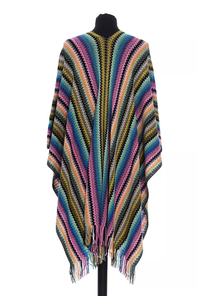 Missoni Geometric Fantasy Fringed Women's Poncho