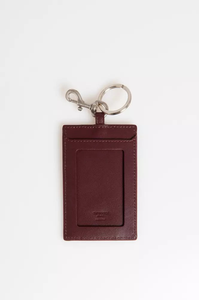 Trussardi Brown Leather Men Men's Keychain