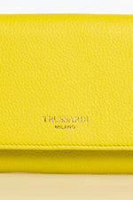 Trussardi Yellow Leather Women Women's Wallet