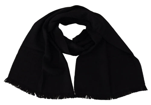 GF Ferre Elegant Wool Scarf with Women's Fringes