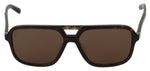 Dolce & Gabbana Elegant Brown Patterned Men's Men's Sunglasses