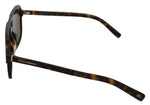 Dolce & Gabbana Elegant Brown Patterned Men's Men's Sunglasses