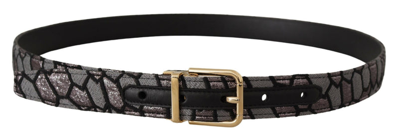 Dolce & Gabbana Multicolor Leather Statement Men's Belt