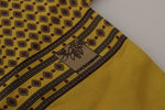 Dolce & Gabbana Elegant Yellow Silk Men's Men's Scarf