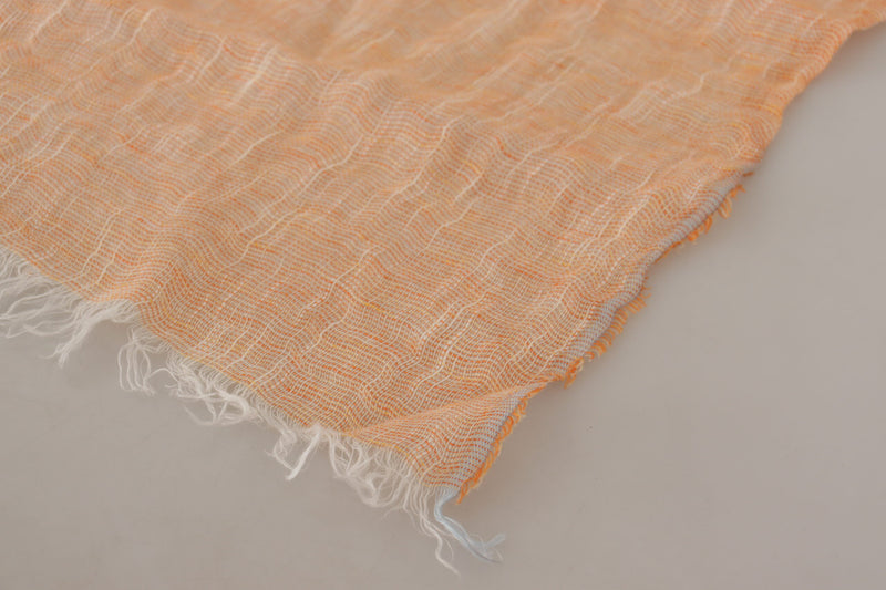 Malo Elegant Peach Linen Women's Scarf