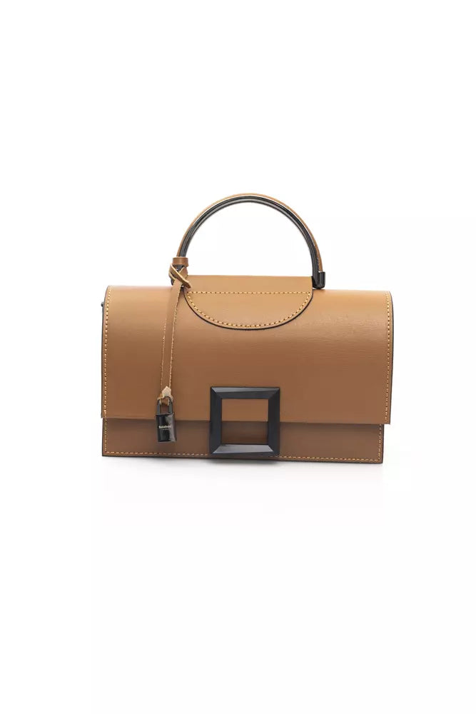 Baldinini Trend Beige Leather Women Women's Handbag