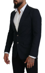 Dolce & Gabbana Chic Blue Single Breasted Formal Men's Blazer