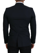 Dolce & Gabbana Chic Blue Single Breasted Formal Men's Blazer