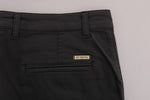 GF Ferre Elegant Slim-Fit Gray Cotton Men's Trousers