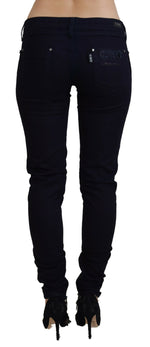 Costume National Chic Black Low Waist Denim Skinny Women's Jeans