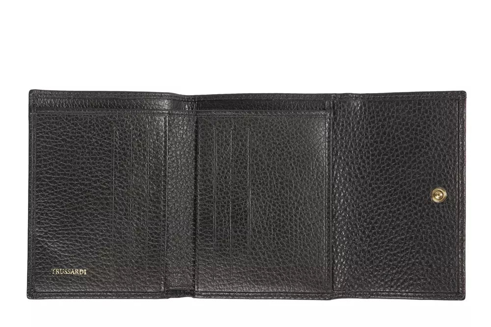 Trussardi Black Leather Women Women's Wallet