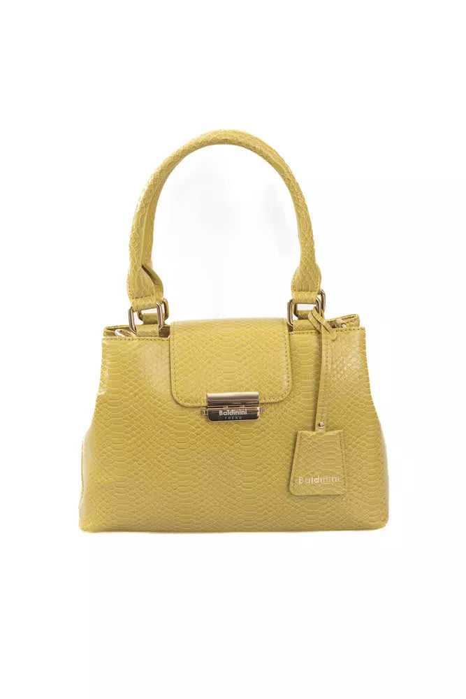 Baldinini Trend Yellow Polyurethane Women Crossbody Women's Bag