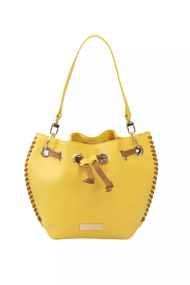 Baldinini Trend Yellow Polyurethane Women Crossbody Women's Bag