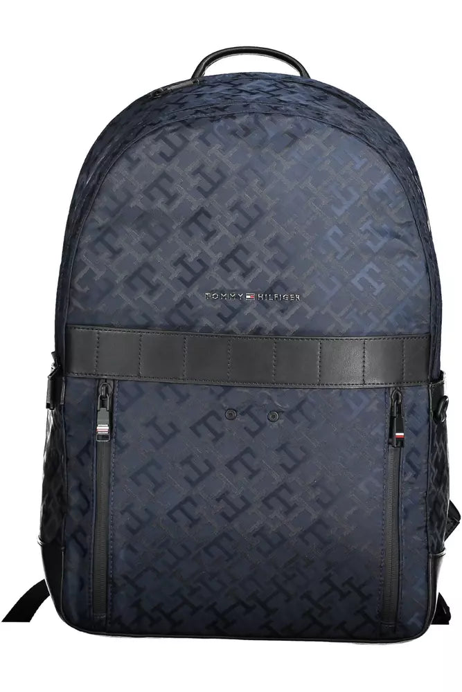 Tommy Hilfiger Blue Polyester Men Men's Backpack