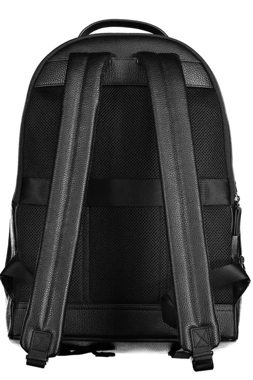 Tommy Hilfiger Black Polyethylene Men Men's Backpack