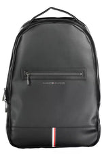 Tommy Hilfiger Black Polyethylene Men Men's Backpack