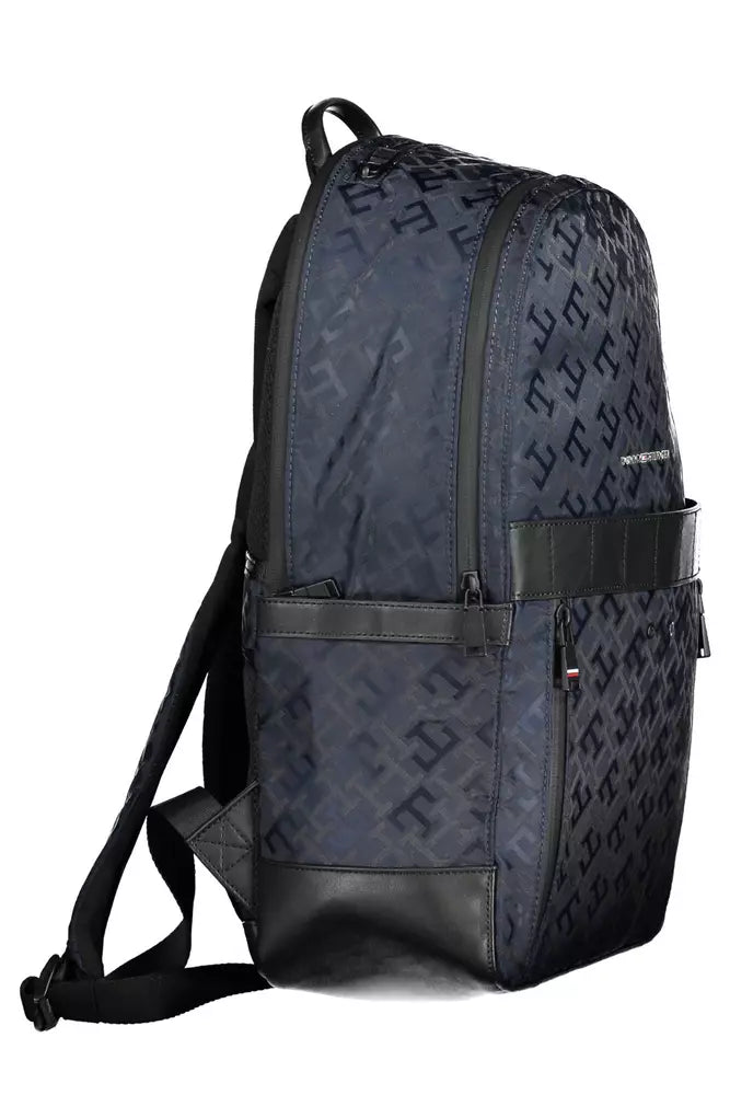 Tommy Hilfiger Blue Polyester Men Men's Backpack