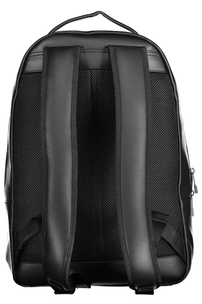 Tommy Hilfiger Black Polyethylene Men Men's Backpack