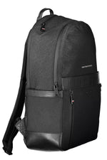 Tommy Hilfiger Black Nylon Men Men's Backpack