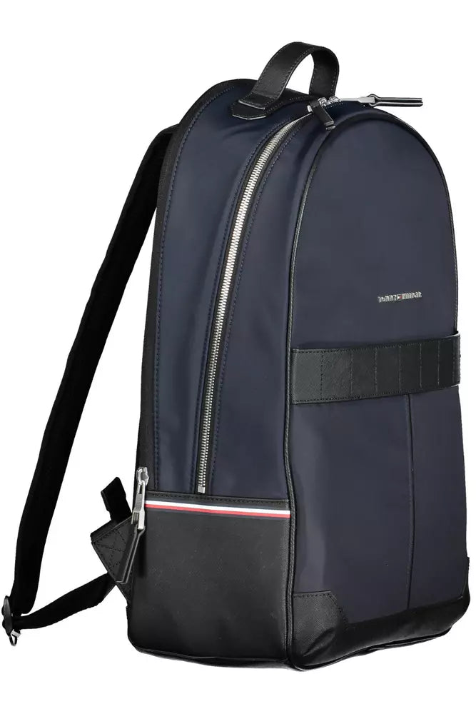 Tommy Hilfiger Blue Polyester Men Men's Backpack