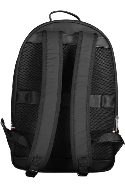 Tommy Hilfiger Black Polyester Men Men's Backpack