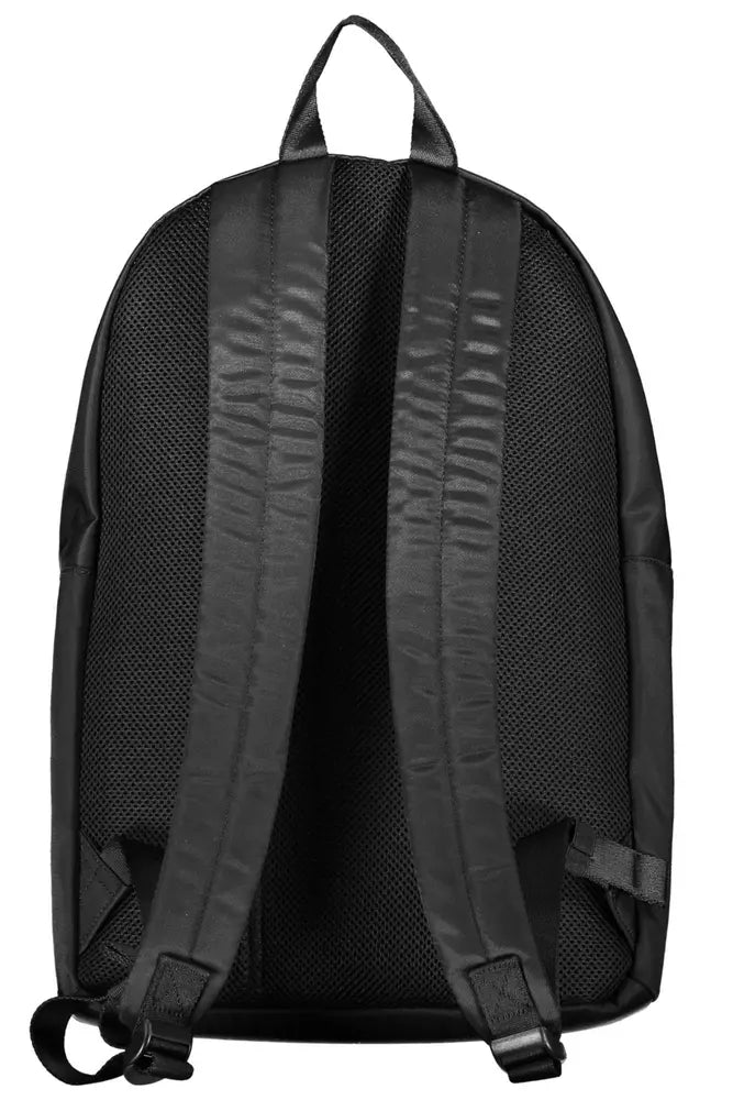 Tommy Hilfiger Black Polyester Men Men's Backpack