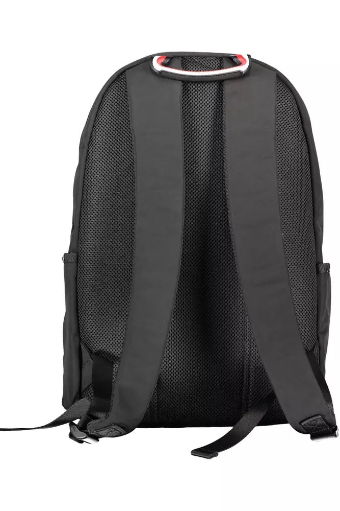 Tommy Hilfiger Black Polyester Men Men's Backpack