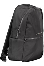 Tommy Hilfiger Black Polyester Men Men's Backpack