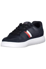 Tommy Hilfiger Blue Leather Men Men's Sneaker