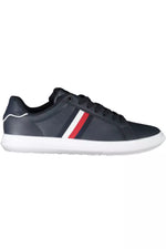 Tommy Hilfiger Blue Leather Men Men's Sneaker