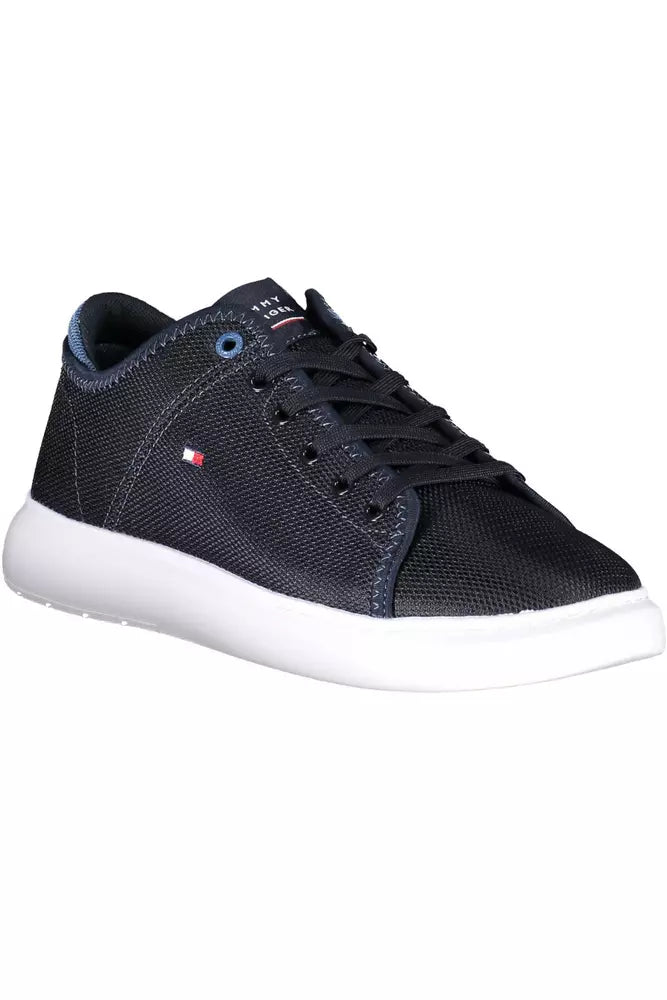 Tommy Hilfiger Blue Polyester Men Men's Sneaker