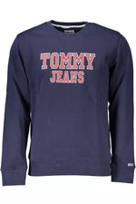 Tommy Hilfiger Blue Cotton Men Men's Sweater