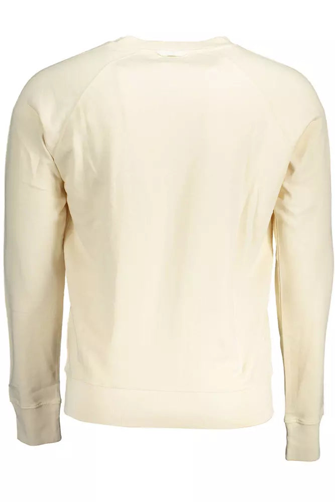 Gant Beige Cotton Men Men's Sweater