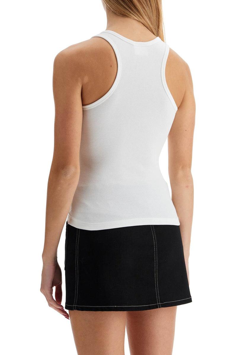 Courreges Women's 90'S Ribbed Tank Top With