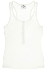 Courreges Women's 90'S Ribbed Tank Top With