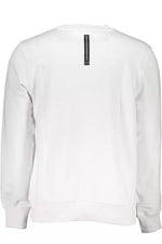 Cavalli Class White Cotton Men Men's Sweater