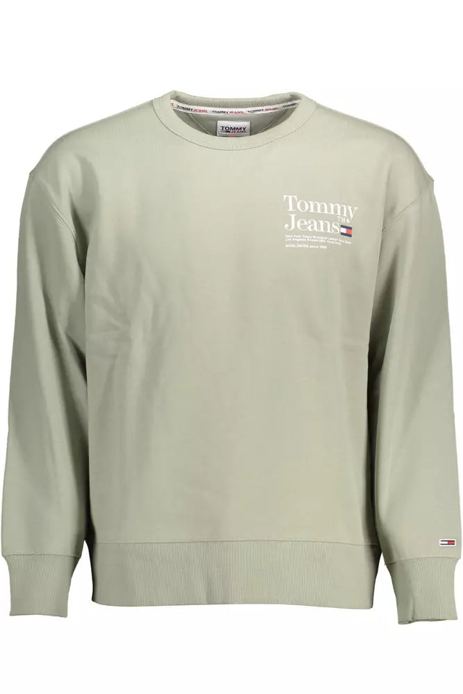 Tommy Hilfiger Green Cotton Men Men's Sweater