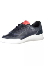 Tommy Hilfiger Blue Leather Men Men's Sneaker