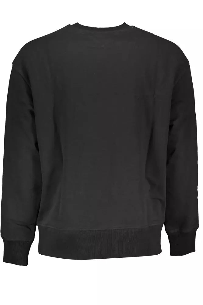 Tommy Hilfiger Black Cotton Men Men's Sweater