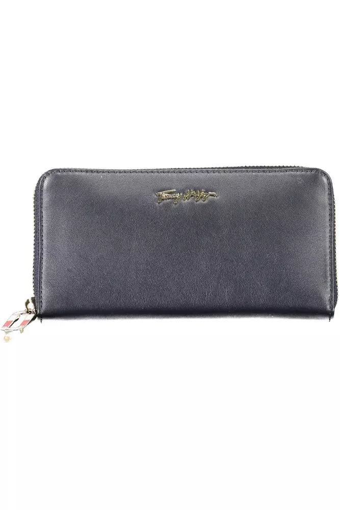 Tommy Hilfiger Blue Leather Women Women's Wallet